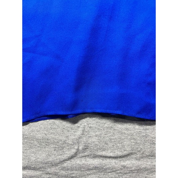 Mason Womens Sleeveless Tiered High Low Dress Blue Size 2 Silk - Picture 11 of 14